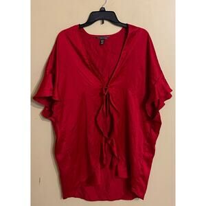 Women’s red Victoria’s Secret robe one size fits all